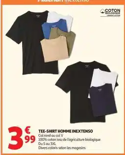 Auchan Tee-Shirt Homme Inextenso offre