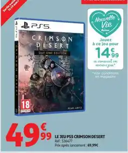 Auchan LE JEU PS5 CRIMSON DESERT offre
