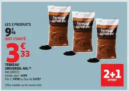 Auchan TERREAU UNIVERSEL 40L offre