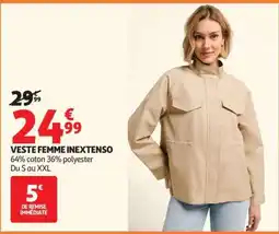 Auchan Veste Femme Inextenso offre