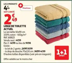 Auchan Linge De Toilette Actuel offre
