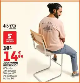 Auchan Jean Homme Inextenso offre