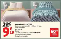 Auchan Parure Molly Actuel offre