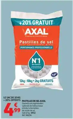 Auchan Pastilles De Sel Axal offre