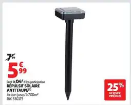 Auchan RÉPULSIF SOLAIRE ANTI TAUPE offre