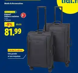 Lidl Valises à roulettes offre