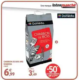 Intermarché CHARBON DE BOIS 4KG DOMEDIA offre
