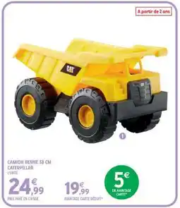 Intermarché CAMION BENNE 38 CM CATERPILLAR offre