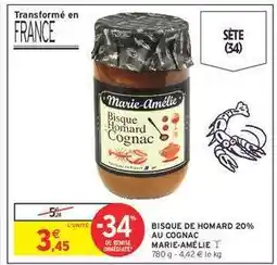 Intermarché BISQUE DE HOMARD 20% AU COGNAC offre