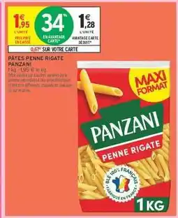 Intermarché Pâtes Penne Rigate Panzani offre