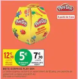 Intermarché BOITE SURPRISE PLAY DOH offre