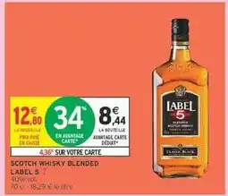 Intermarché LABEL 5 offre