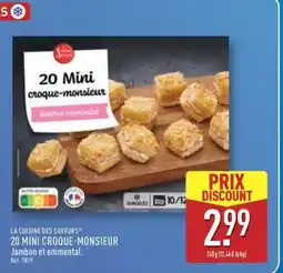 ALDI 20 mini croque-monsieur offre