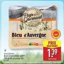 ALDI BLEU D’AUVERGNE AOP offre