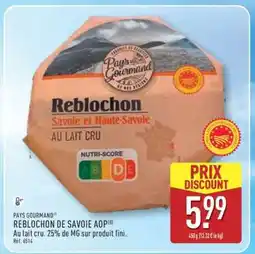 ALDI REBLOCHON DE SAVOIE AOP offre
