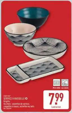 ALDI SERVICE À VAISSELLE offre