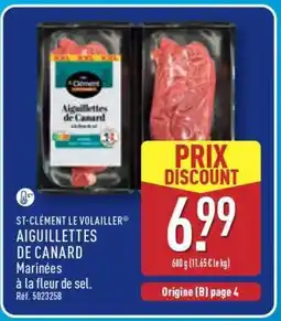 ALDI Aiguillettes de canard offre