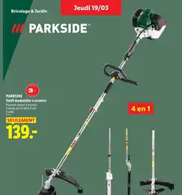 Lidl PARKSIDE Outil modulable à essence offre
