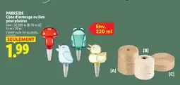 Lidl PARKSIDE Cône d'arrosage ou lien pour plantes offre