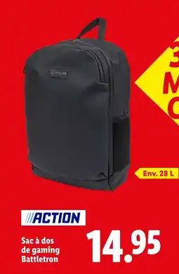 Lidl Sac à dos de gaming Battletron offre