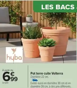 Carrefour Market Pot terre cuite Volterra offre