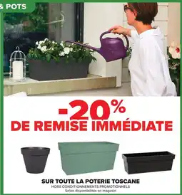 Carrefour Market Sur toute la poterie toscane offre