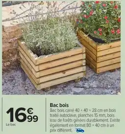 Carrefour Market Bac bois offre