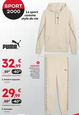 Sport 2000 Puma sweat à capuche offre