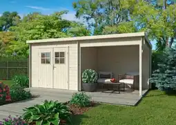 Brico Dépôt Abri bois 5 m² + extension 5 m² offre