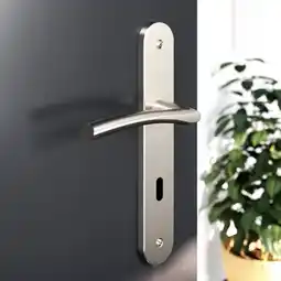 Brico Dépôt Lot 3 poignées porte hirel satin nickel offre