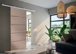 Brico Dépôt Kit rail porte chêne naturel verone offre