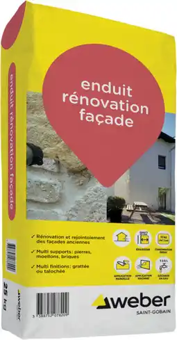 Brico Dépôt Enduit rénovation 25kg offre