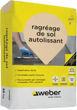Brico Dépôt Ragreage autolissant 25kg offre