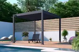 Brico Dépôt Pergola acier 3 x 3 m offre
