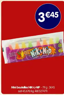 b&m Nik-l-nip mini bouteilles offre