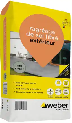 Brico Dépôt Ragreage fibre exterieur 25kg offre