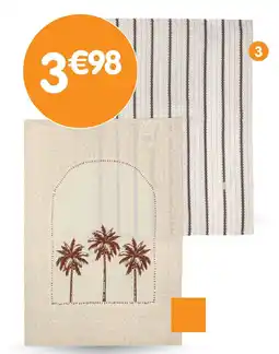 b&m Lot de 2 torchons offre