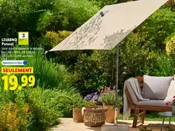 Lidl Livarno parasol offre