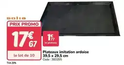 Promocash Promo - plateaux imitation ardoise offre