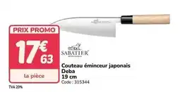 Promocash Promo - couteau éminceur japonais offre