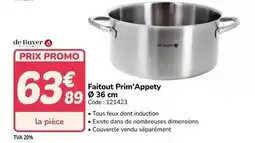Promocash De buyer - fritout prim'appety ø 36cm offre