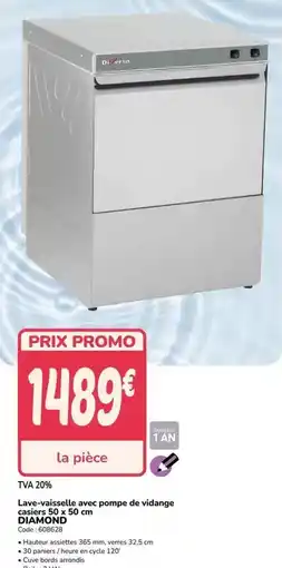 Promocash Promo - lave-vaisselle aux pommes de vidrange offre