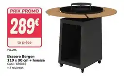 Promocash Promo - brasero 110 x 90 cm + housse offre