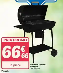 Promocash Promo - barbecue tonneau memphis offre