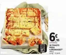 E.Leclerc 30 toasts pizza 4 fromages offre