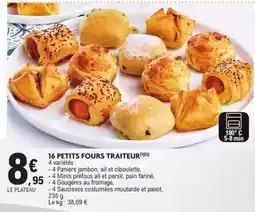 E.Leclerc Persil - 16 petits fours traiteur offre