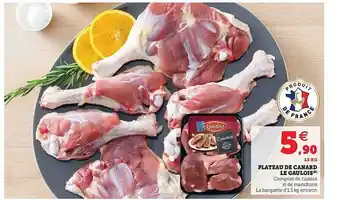 Hyper U Plateau De Canard Le Gaulois offre