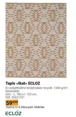Gamm vert Ecloz - tapis offre