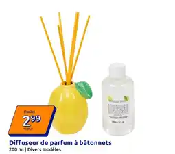 Action Diffuseur de parfum à bâtonnets offre