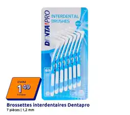 Action DENTAPRO Brossettes interdentaires offre